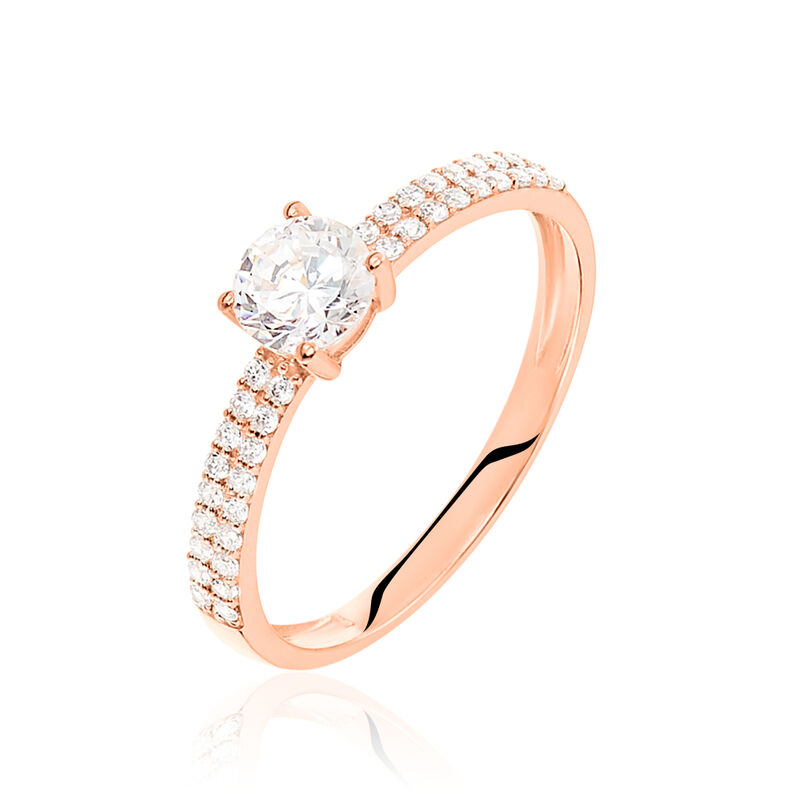 Solitaire Champs Elysees Or Rose Oxydes - Spannringe Damen | OROVIVO