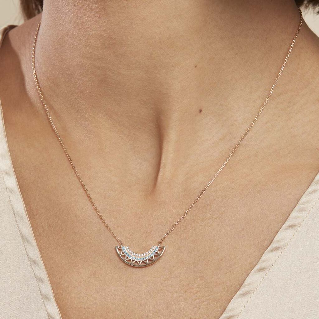 Collier Zoila Plaqué Or Et Oxyde - Spannringe Damen | OROVIVO