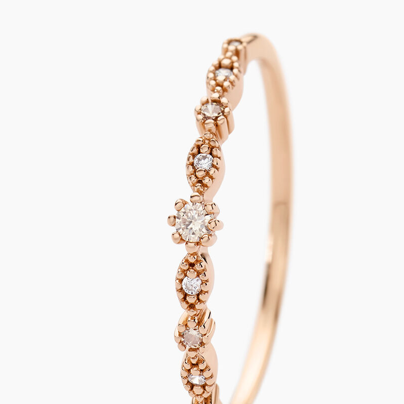 Bague Exquise Argent Rose Oxyde De Zirconium - Spannringe Damen | OROVIVO