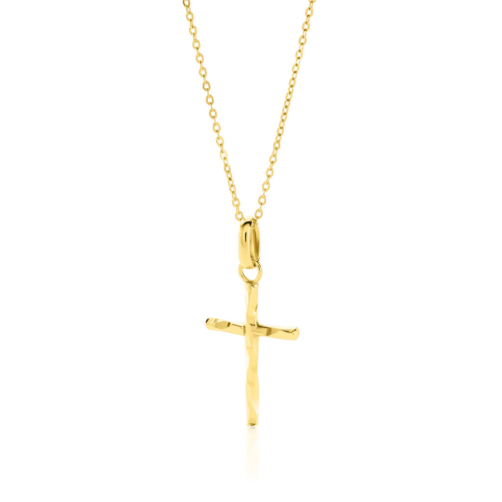 Damen Anh&auml;nger Gold 585 (14 Karat) Kreuz