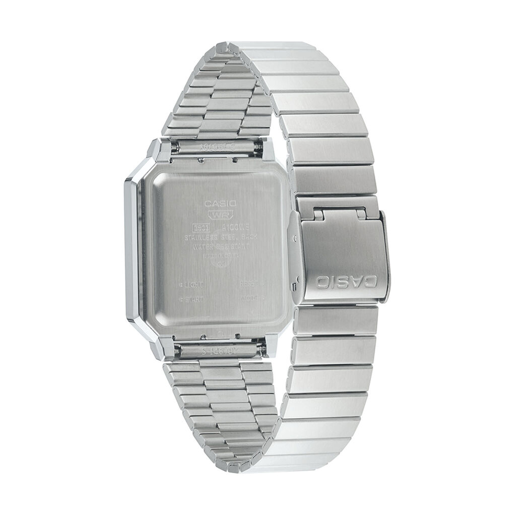 CASIO VINTAGE Uhr Edgy Quarz A100WE-1AEF - Armbanduhren Herren | OROVIVO