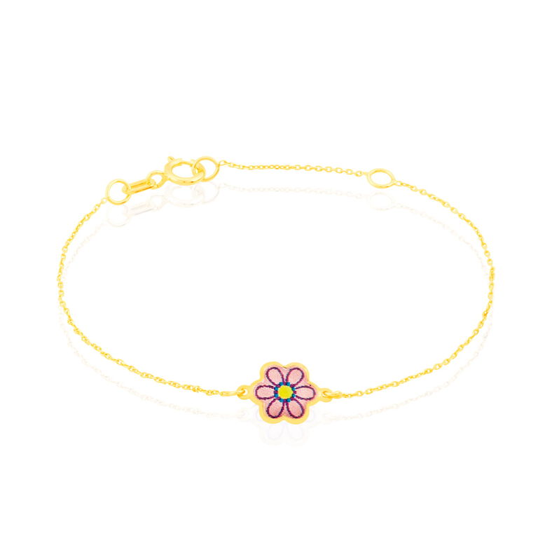 Bracelet Romanella Fleur Or Jaune - Spannringe Kinder | OROVIVO