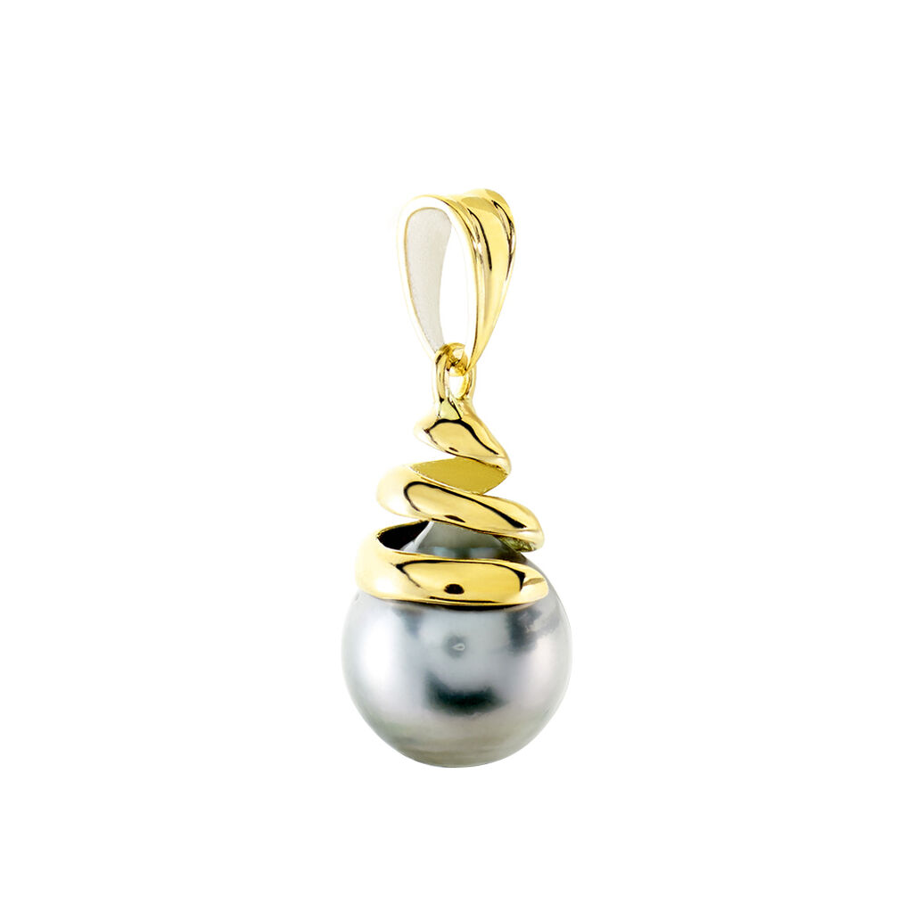 Pendentif Acme Or Jaune Perle De Culture De Tahiti - Spannringe Damen | OROVIVO