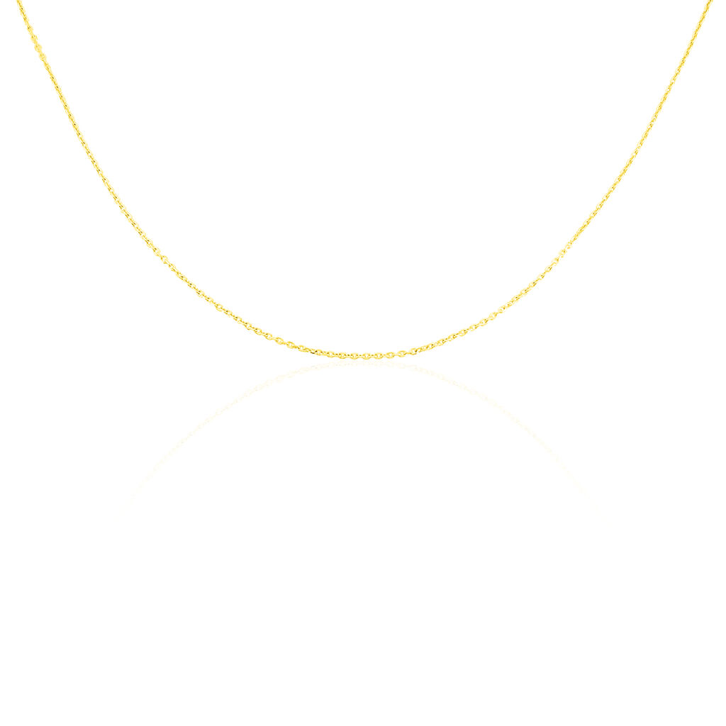Damen Ankerkette Gold 585 Diamantiert  - Halsketten Damen | OROVIVO