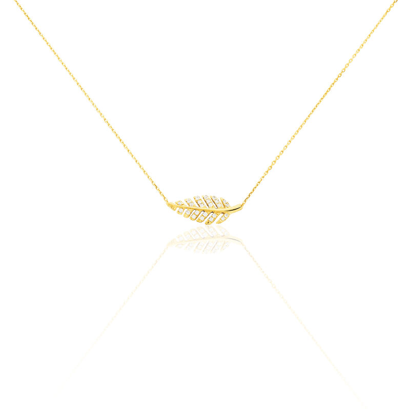Collier Tourkia Or Jaune Oxyde De Zirconium - Spannringe Damen | OROVIVO
