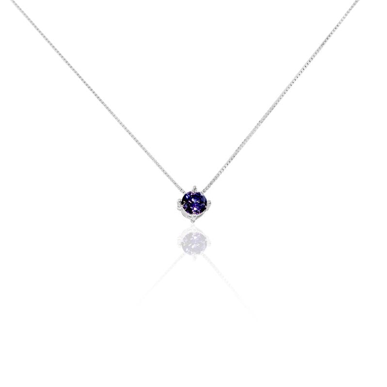 Collier Argent Rhodié Dwight Oxyde De Zirconium - Spannringe Damen | OROVIVO