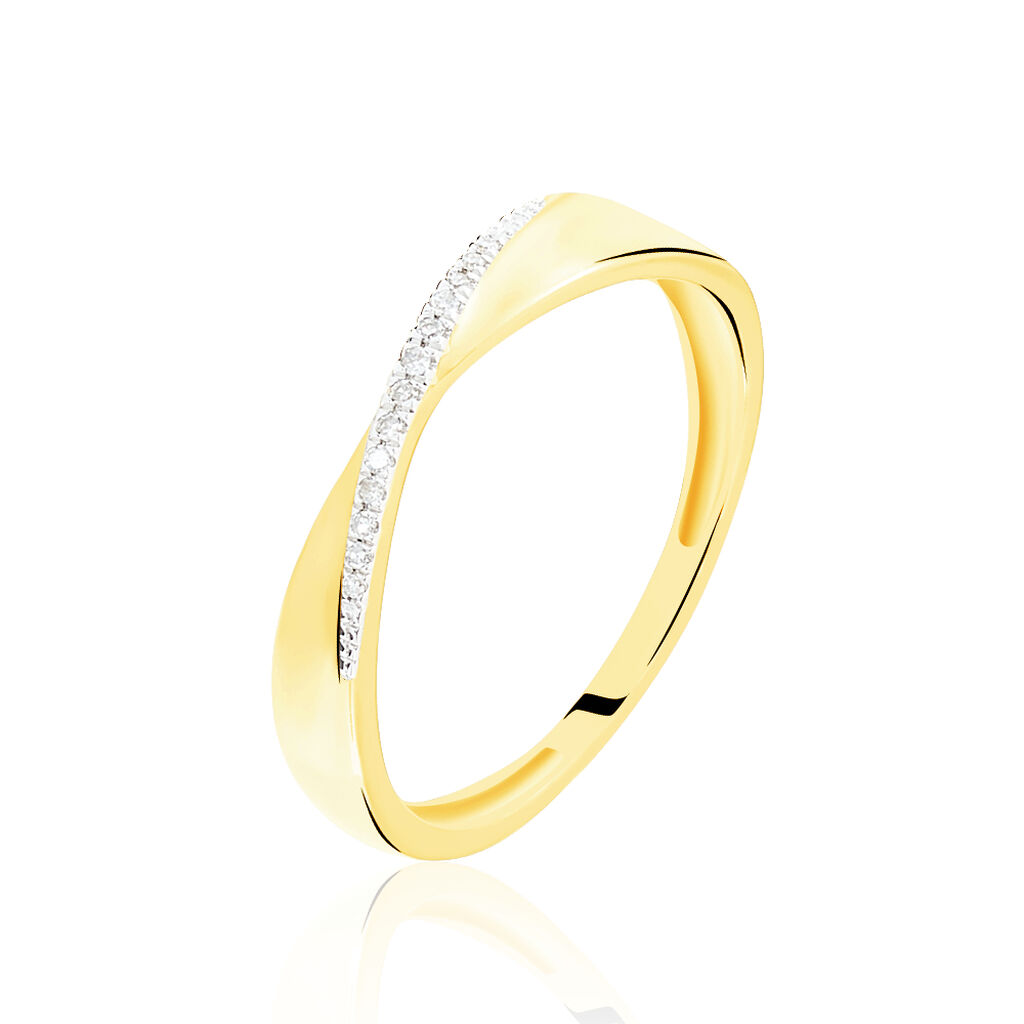 Bague Suzie Or Jaune Diamant - Spannringe Damen | OROVIVO