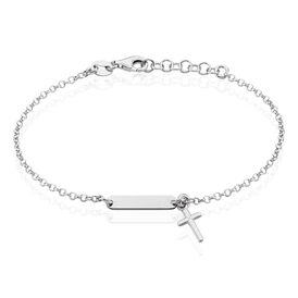 Damenarmband Silber 925 Kreuz - Personalisierte Geschenke Familie | OROVIVO