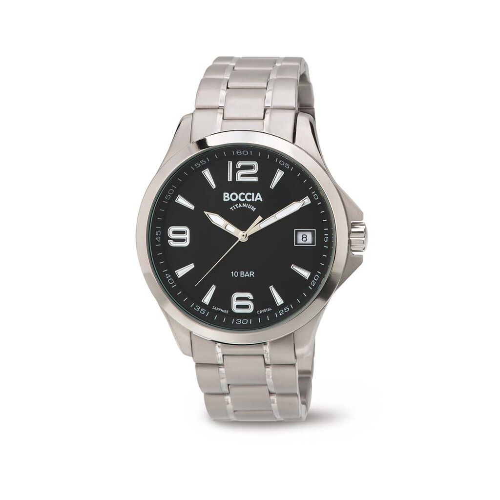 Boccia Herrenuhr Titanium 3591-02 Quarz - Armbanduhren Herren | OROVIVO