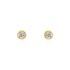 Delicate Damen Ohrstecker Gold 375 (9 Karat) Diamant Weiß 0,15 ct