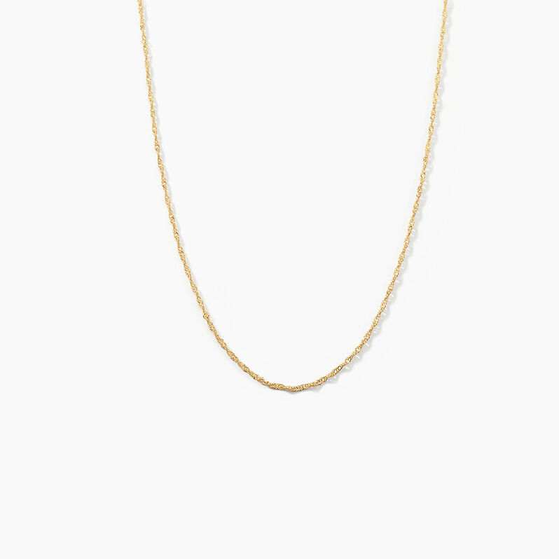 Chaîne Alicianeae Maille Singapour Or Jaune - Spannringe Damen | OROVIVO