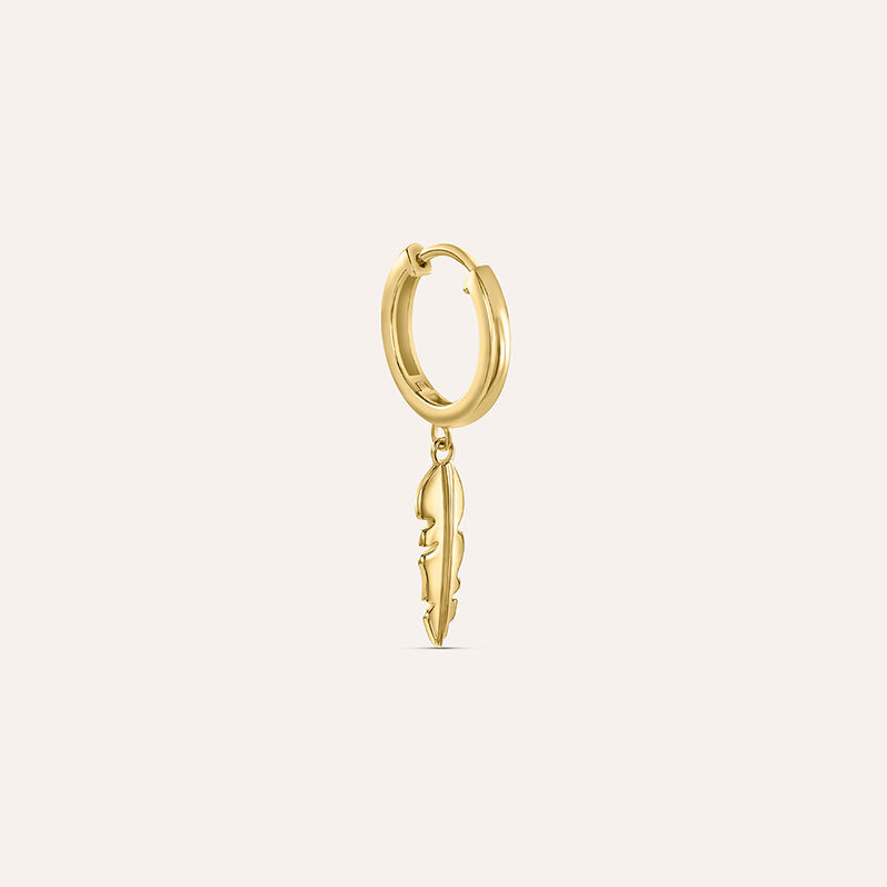 Mono Orecchino A Cerchio L'homme Or Oro Giallo - Spannringe Herren | OROVIVO