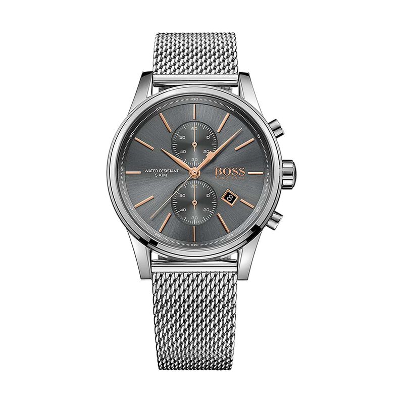 Orologio Cronografo Uomo Boss Jet quadrante grigio 1513440 - Spannringe Herren | OROVIVO