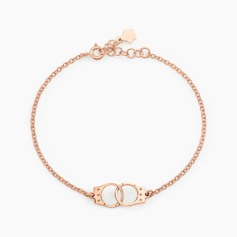 Bracelet Argent Rose Kim - Spannringe Damen | OROVIVO