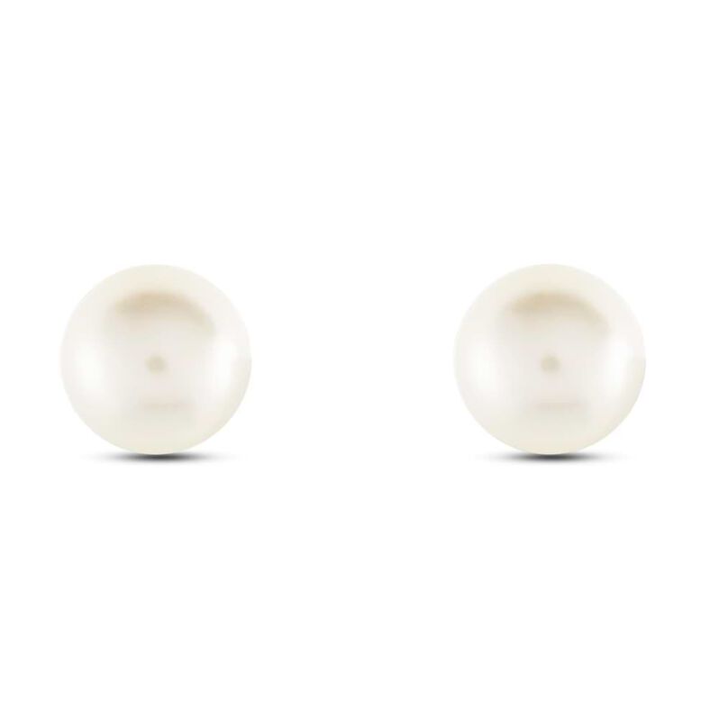 Orecchini Lobo Silver Pearls Argento Rodiato Perla sintentica - Spannringe Damen | OROVIVO