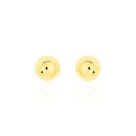 Damen Ohrstecker Silber 925 Vergoldet Kugel 5mm - Ohrstecker Damen | OROVIVO