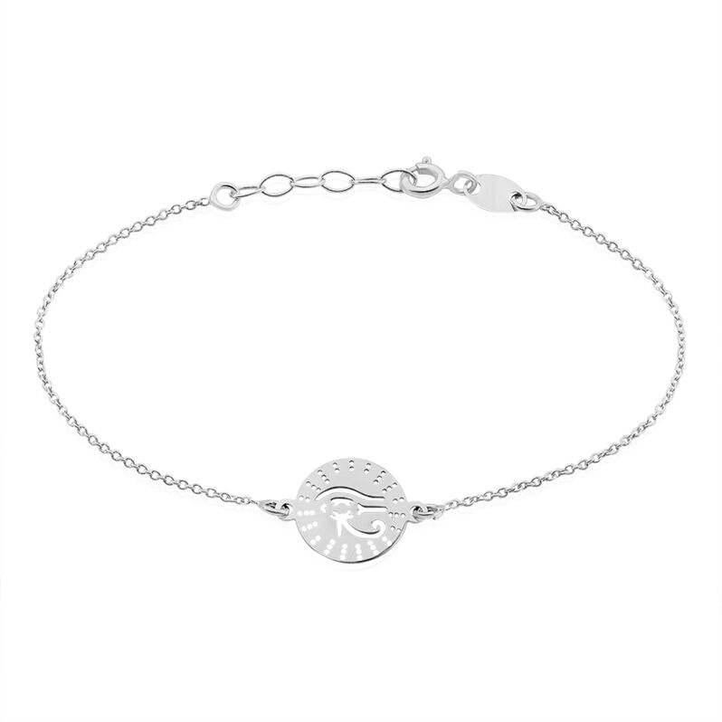 Bracelet Argent Zenon Pastille œil - Spannringe Damen | OROVIVO