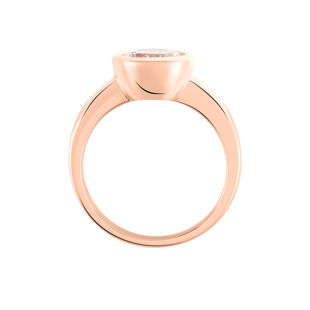 Damen Ring Silber rosevergoldet 925 Zirkonia Sonya  - Verlobungsringe Damen | OROVIVO