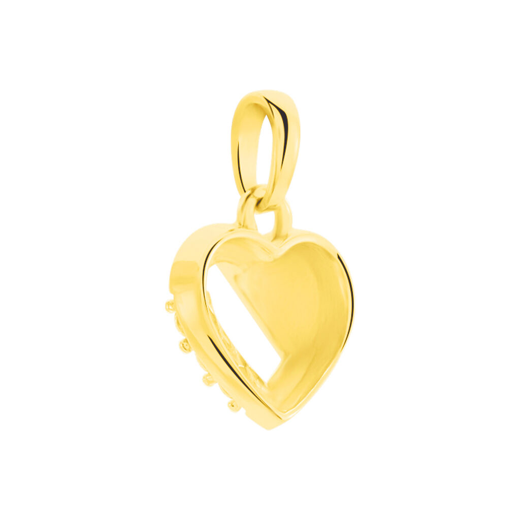 Herzanh&auml;nger Gold 333 Zirkonia Constanze