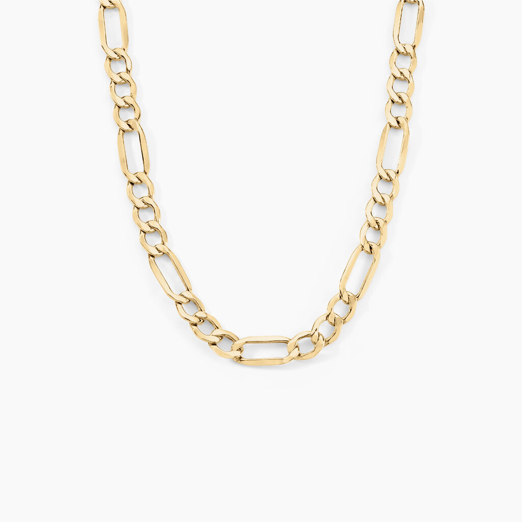 Collier Or Jaune Maille Alternée - Spannringe Herren | OROVIVO