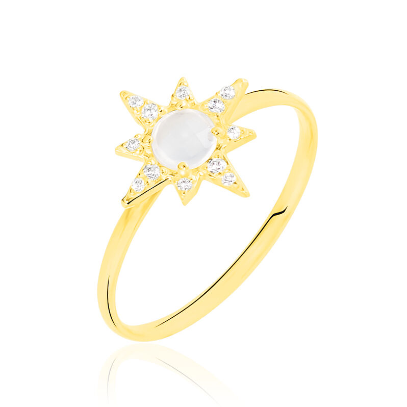 Bague Or Jaune Etoile Terry - Spannringe Damen | OROVIVO