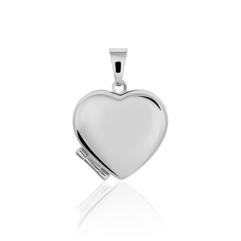 Anhänger Silber 925 Medaillon Herz - Anhänger mit Gravur Damen | OROVIVO