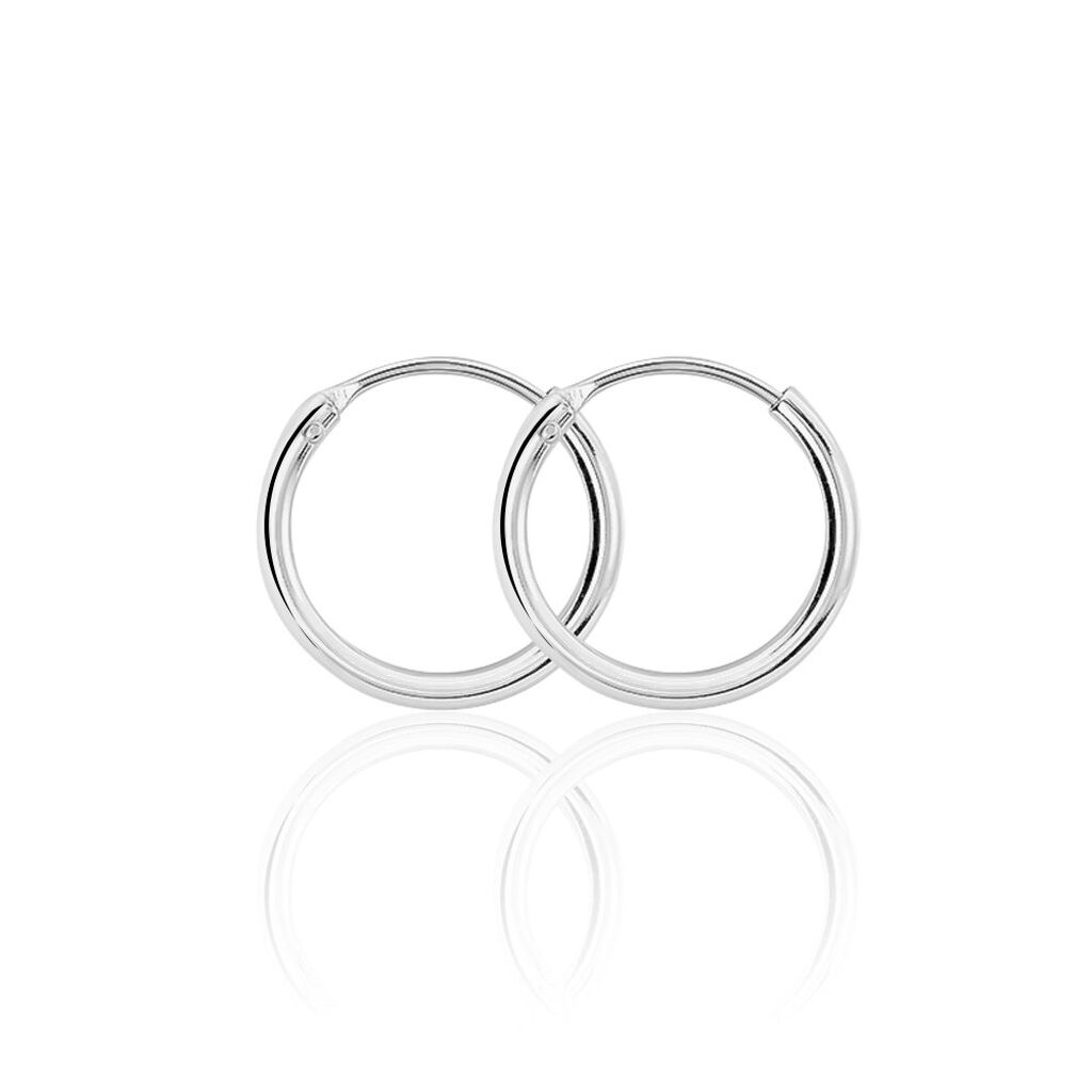 OLYMPIA FLEX. 5 Damen Creolen Silber 925