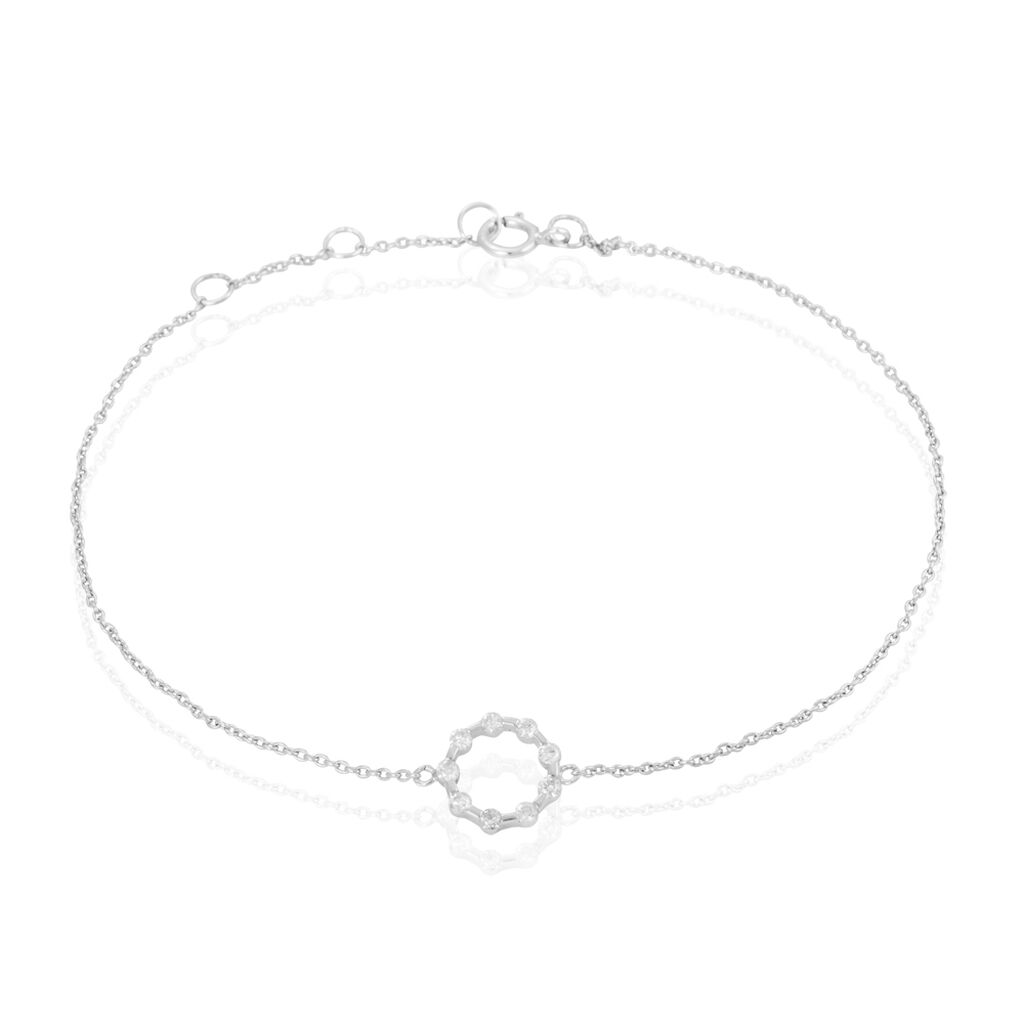 Bracelet Luciole Or Blanc Diamant - Spannringe Damen | OROVIVO