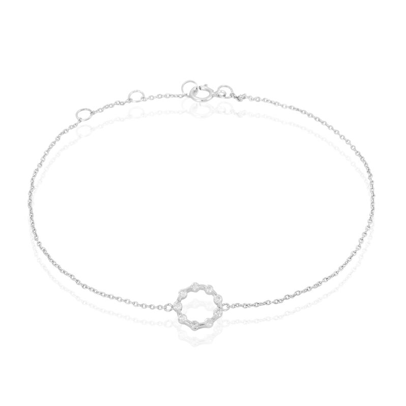 Bracelet Luciole Or Blanc Diamant - Spannringe Damen | OROVIVO
