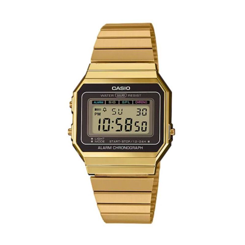Orologio Digitale Unisex Casio Vintage Collection quadrante grigio A700WEG-9AEF - Spannringe Unisex | OROVIVO
