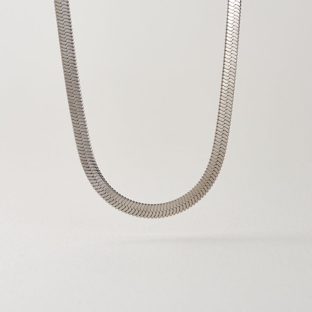 PALOMA Damen Collier Edelstahl B 4 mm