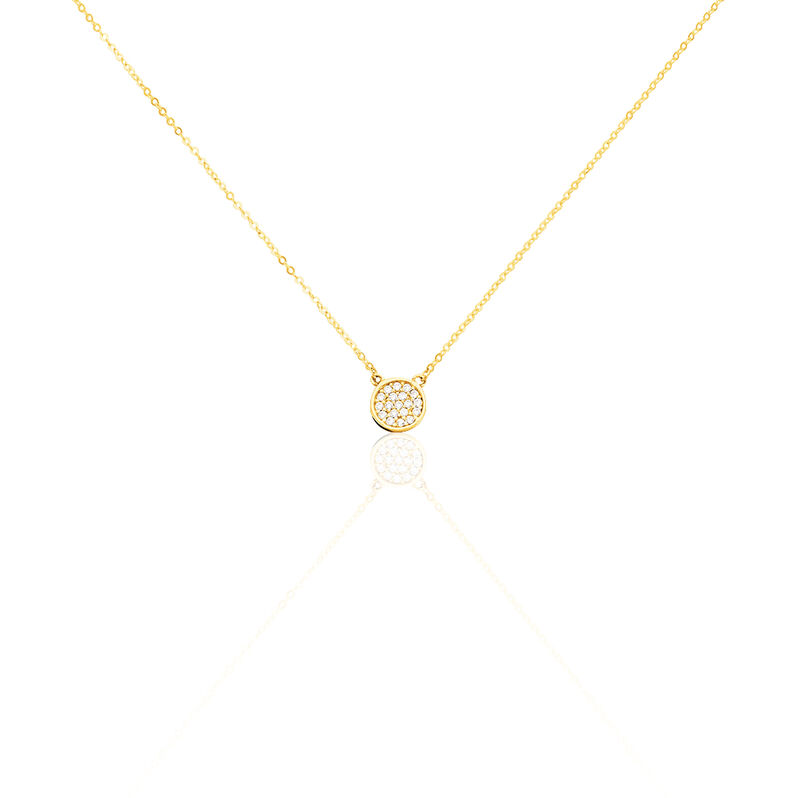 Collier Lea Gm Or Jaune Oxyde De Zirconium - Spannringe Damen | OROVIVO
