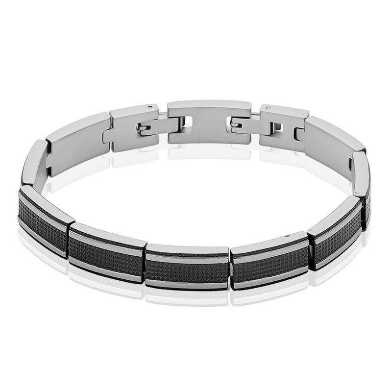 Herrenarmband Edelstahl Schwarz - Armbänder Herren | OROVIVO