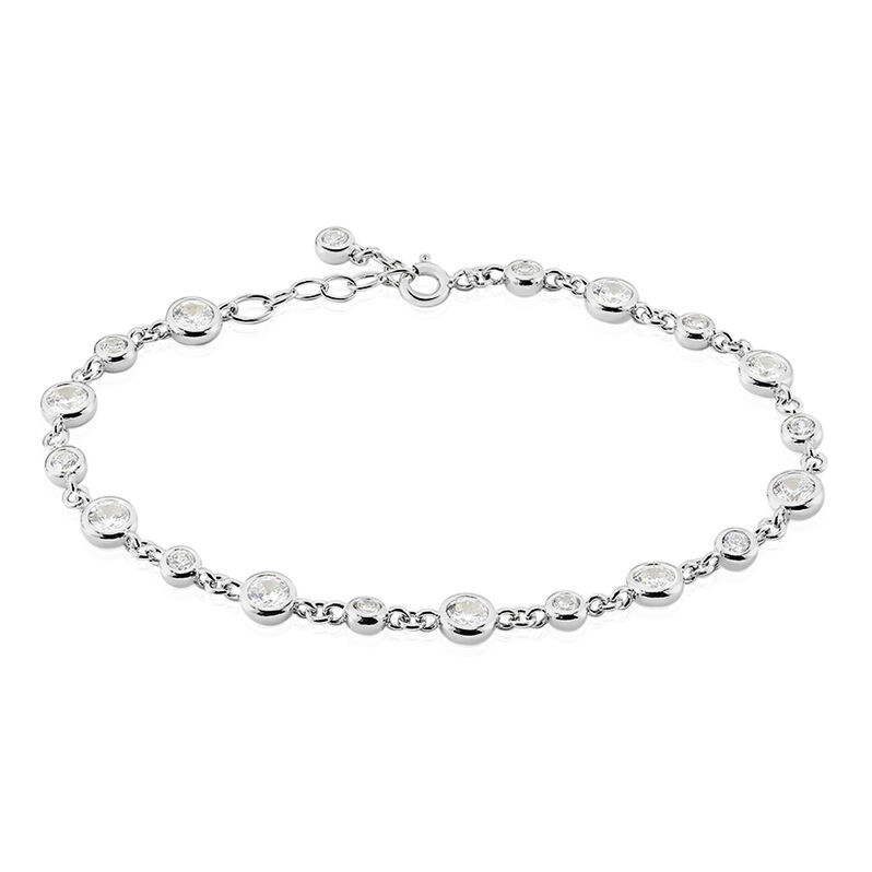 MELI Damen Armband Silber 925 Zirkonia Wei&szlig; 5,81 ct - Armb&auml;nder Damen | OROVIVO