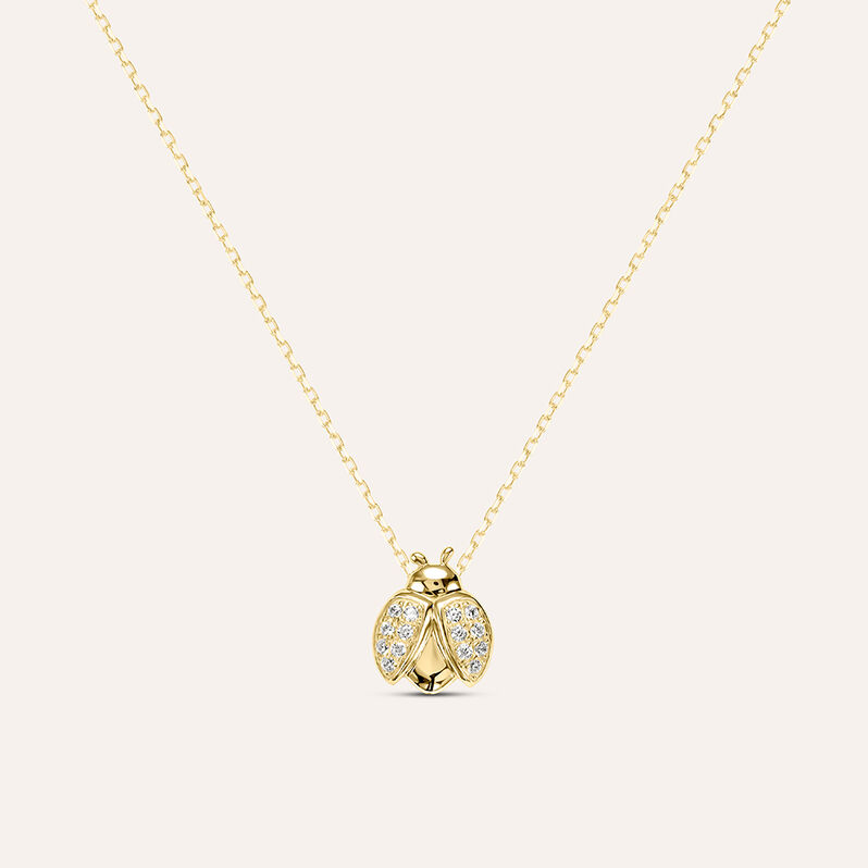 Collana Claire Oro Giallo Cubic Zirconia - Spannringe Damen | OROVIVO