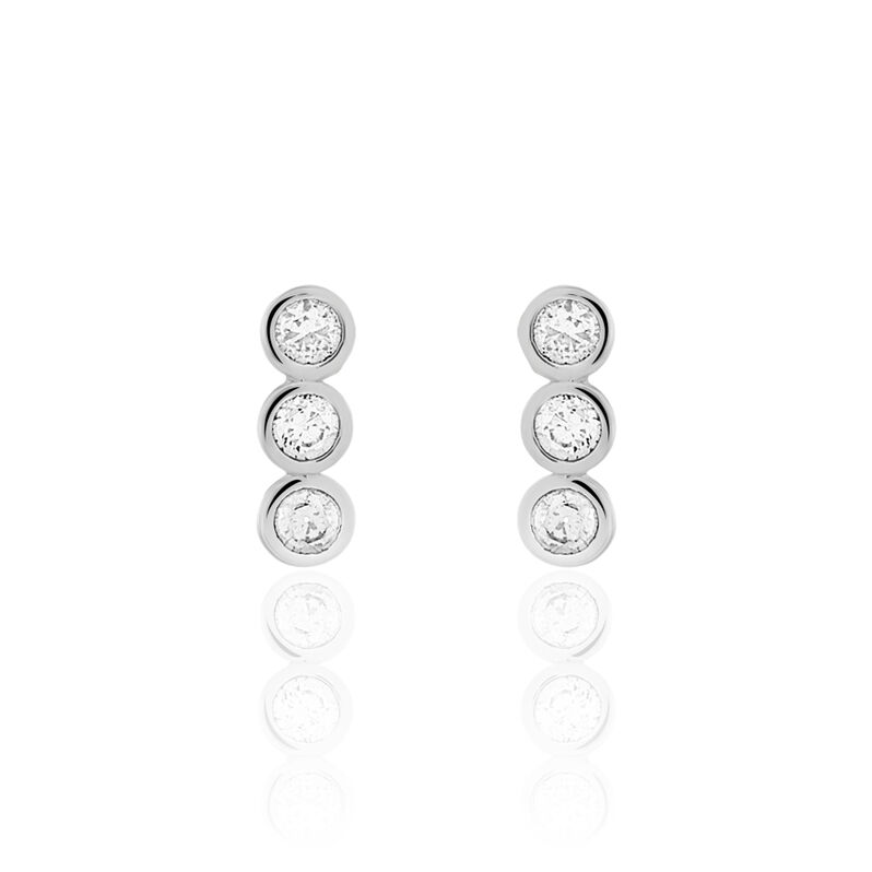 Boucles D'oreilles Argent Rhodie - Spannringe Damen | OROVIVO