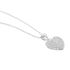 Damen Collier Silber Silber 925 Zirkonia Wei&szlig; Herz