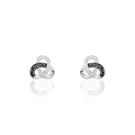 Damen Ohrstecker Weißgold 375 Diamanten 0,08ct - Ohrstecker Damen | OROVIVO