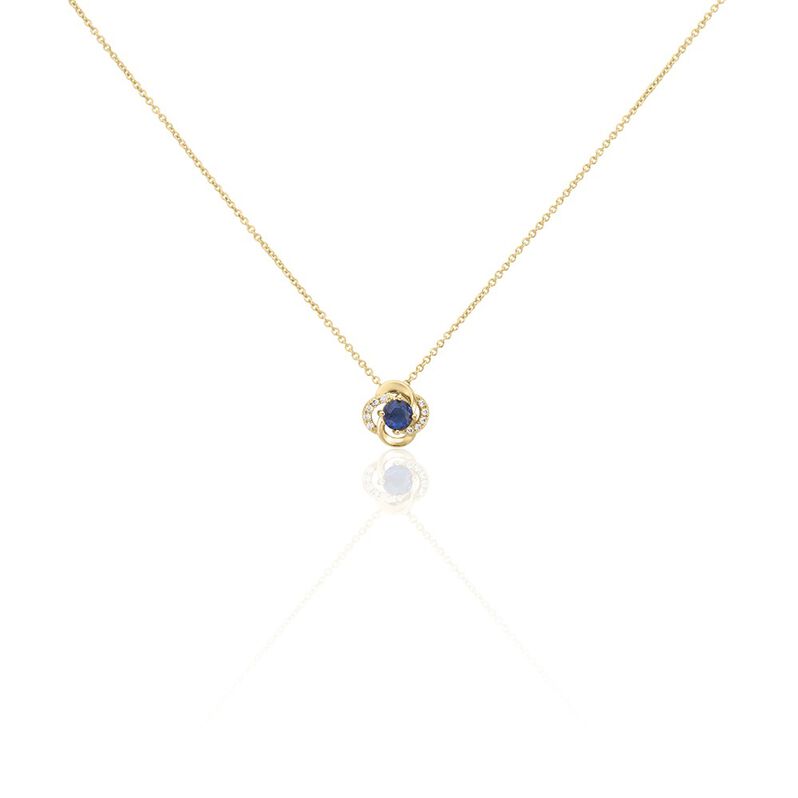Collier Jaana Plaqué Or Jaune Verre Oxyde De Zirconium - Spannringe Damen | OROVIVO