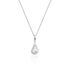 TENY Damen Collier Silber Silber 925 Zuchtperle Perlmutt