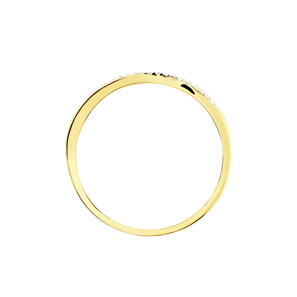 Bague Maricka Or Jaune Diamant - Spannringe Damen | OROVIVO