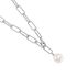 Tayla Damen Collier Silber 925 Zuchtperle Wei&szlig; 1,2 ct B 5,2 mm