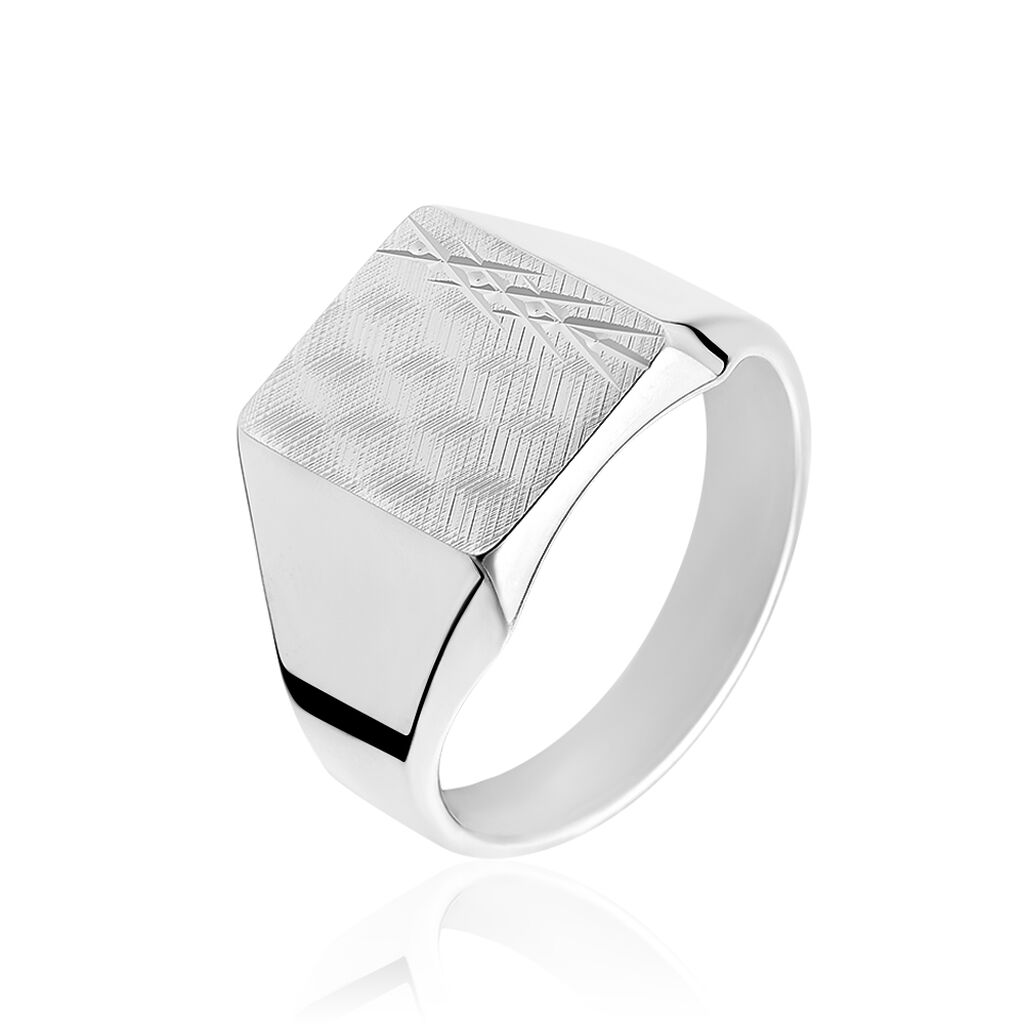 Chevalière Firdaousse Argent Blanc - Spannringe Herren | OROVIVO