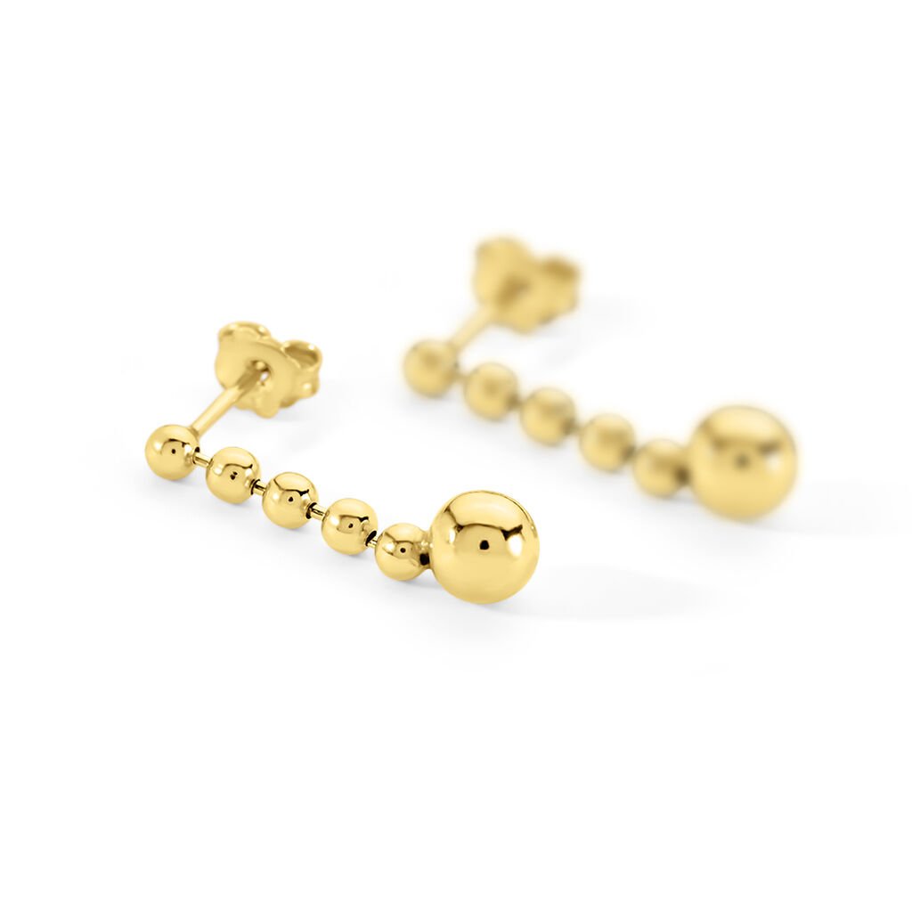 LOTTA Damen Ohrringe Lang Silber vergoldet 925