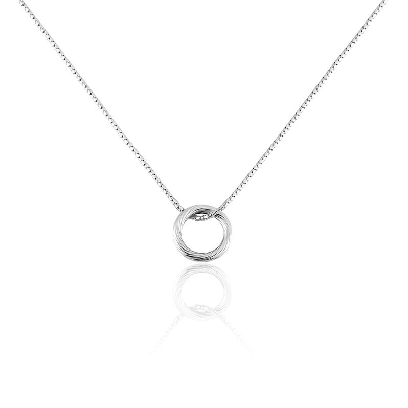 Collier Argent Weiss Melia - Spannringe Damen | OROVIVO
