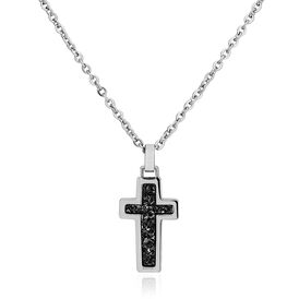 Herren Halskette Edelstahl Kreuz - Ketten ohne Stein Herren | OROVIVO