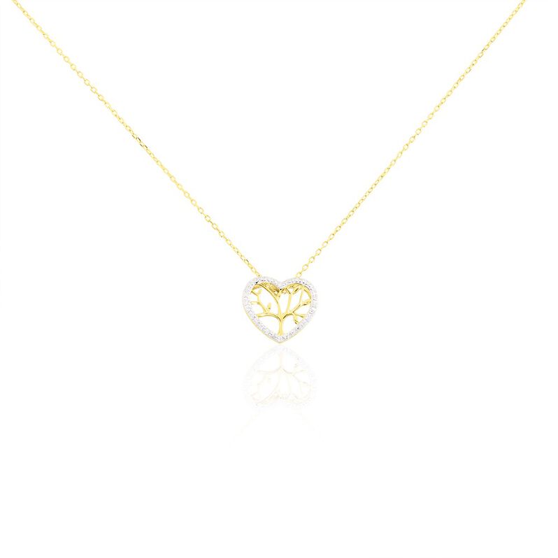 Collier Or Jaune Douglasa Diamants - Spannringe Damen | OROVIVO
