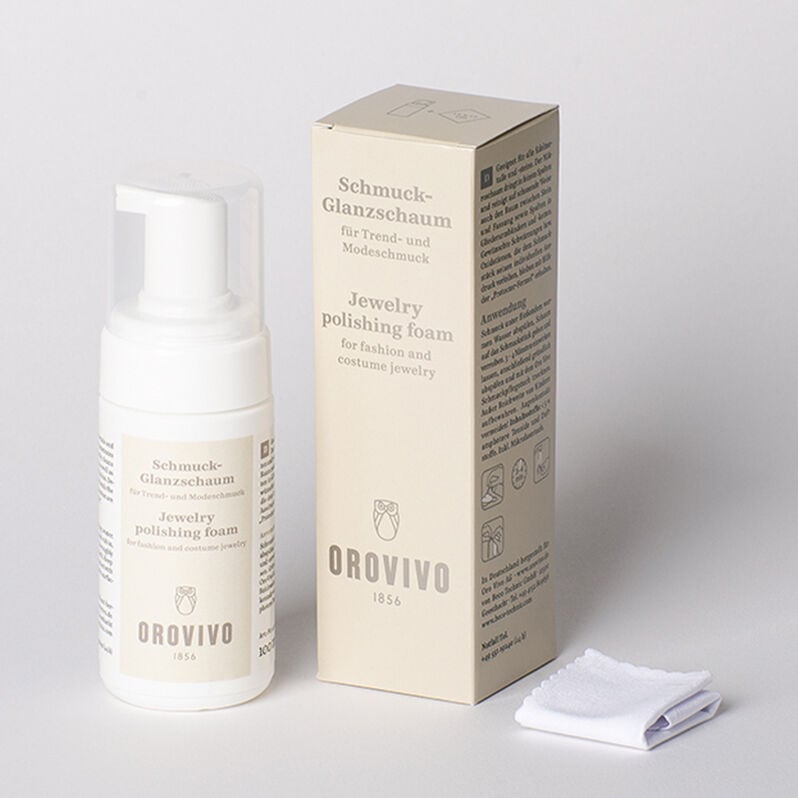 Schmuckglanzschaum f&uuml;r Modeschmuck - Schmuck mit Stein Unisex | OROVIVO
