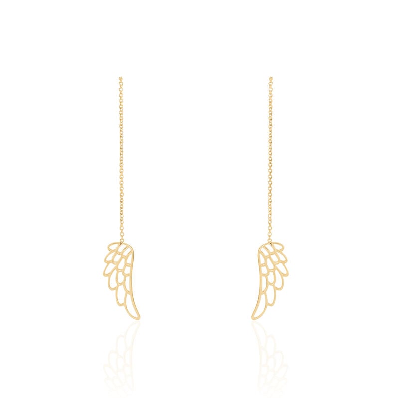 Boucles D'oreilles Plaque Or Kateline - Spannringe Damen | OROVIVO