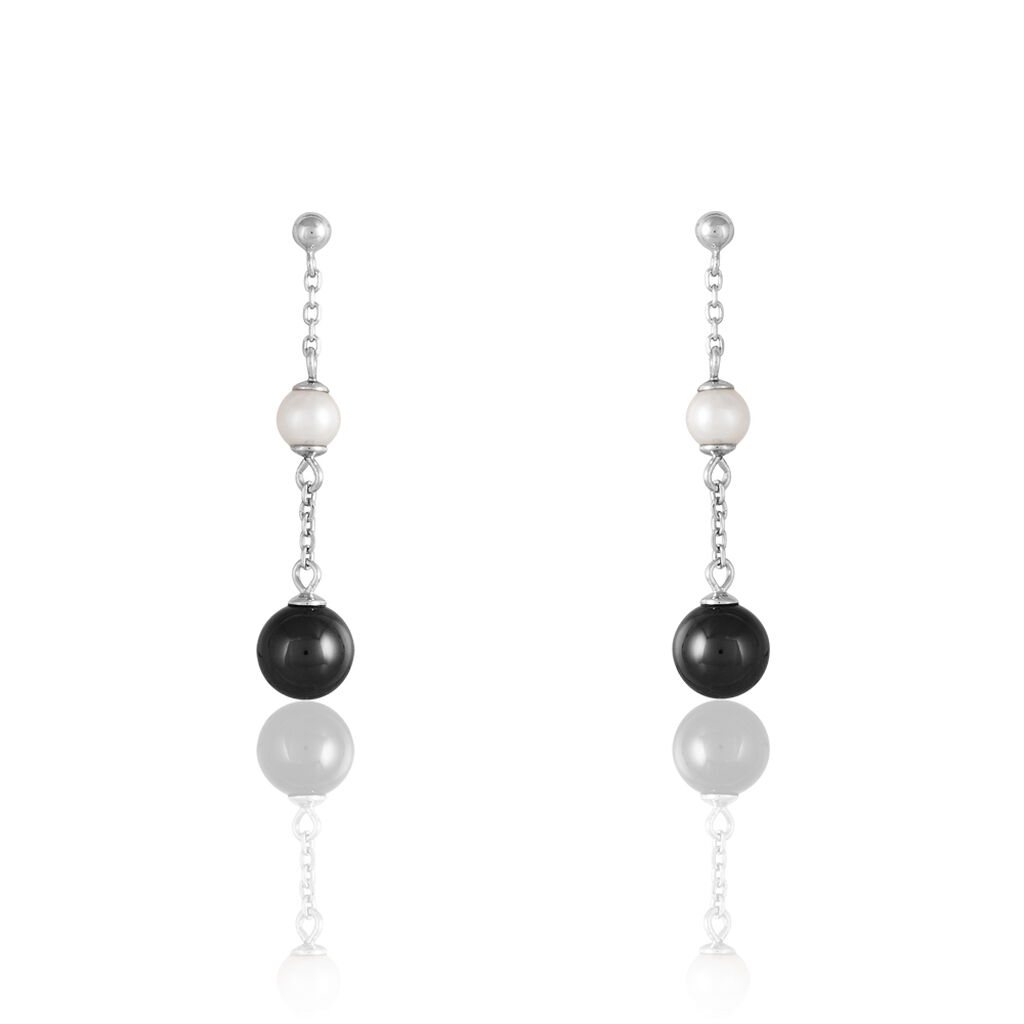 Boucles D'oreilles Argent Perles Culture - Spannringe Damen | OROVIVO